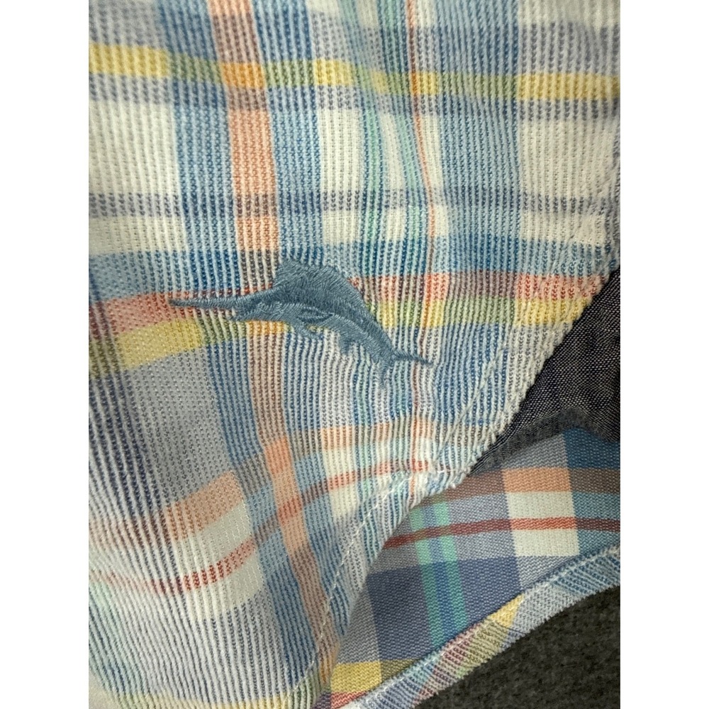 Tommy Bahama Coastline Cord Mens XL Plaid Corduroy Button Down Shirt ST326095 - Picture 11 of 14